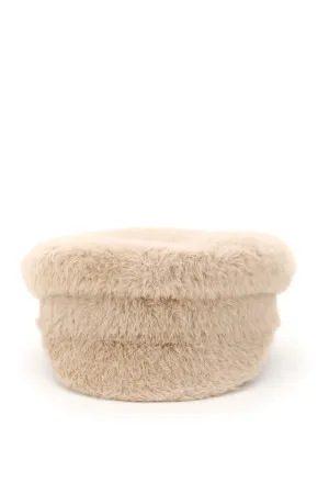 Ruslan Baginskiy Faux Fur Baker Boy Hat