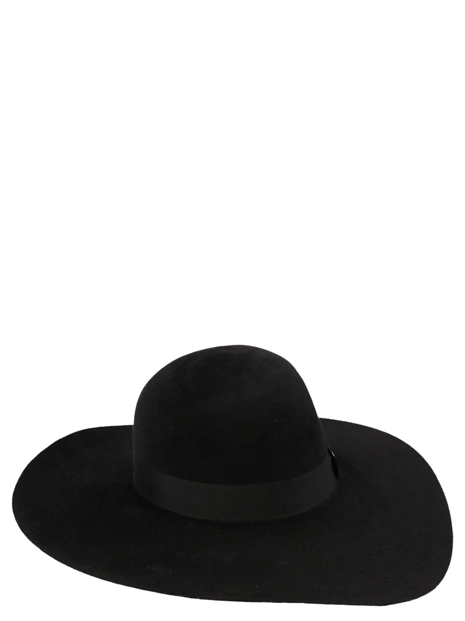 Saint Laurent Asymmetric Fedora Hat