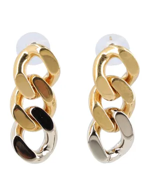 Saint Laurent Curb Chain Earrings