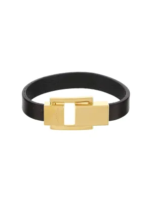 Saint Laurent Engraved Logo Bracelet