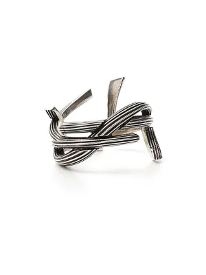 Saint Laurent Interlaced Monogram Ring