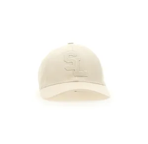 Saint Laurent Logo Embroidered Baseball Cap