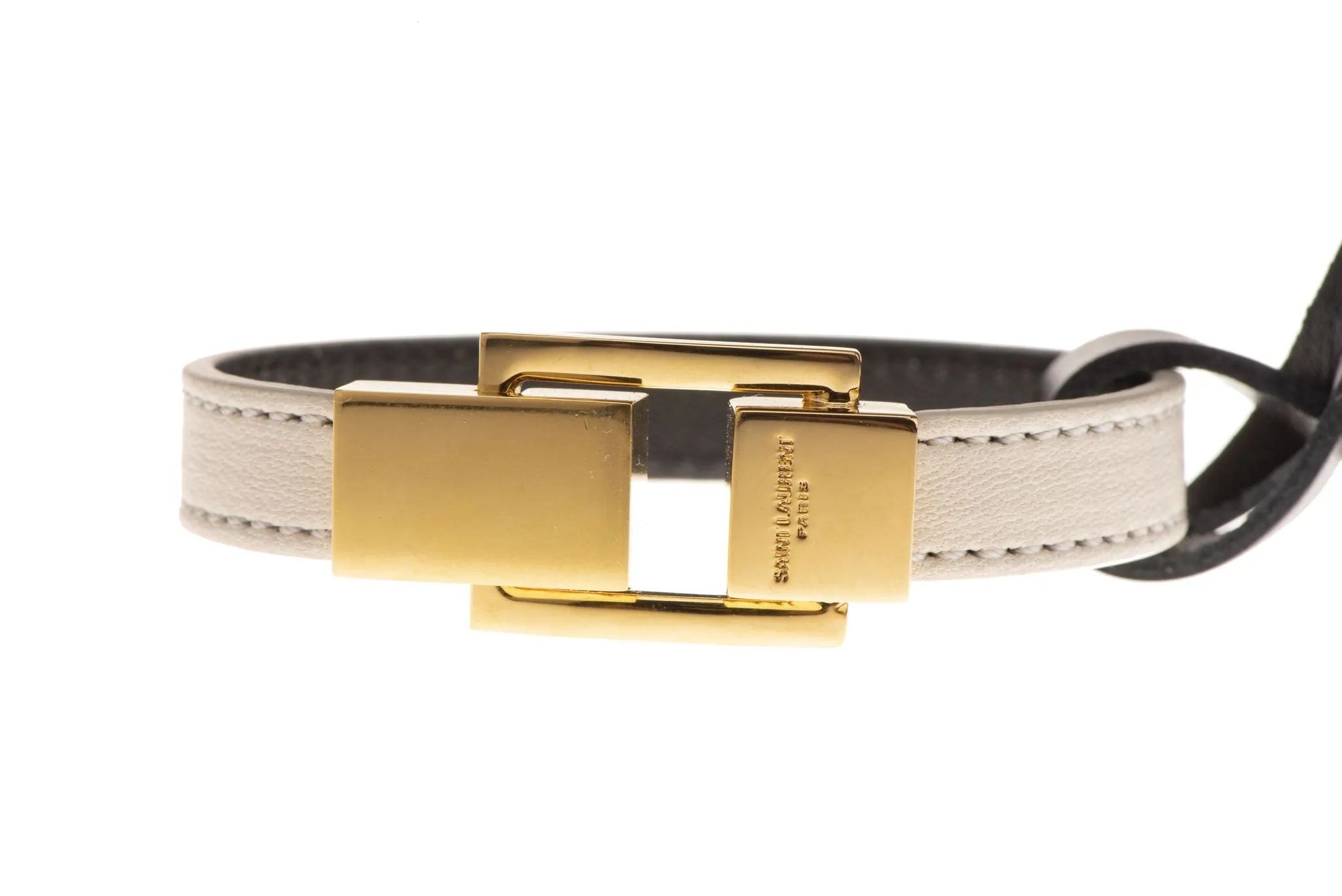 Saint Laurent Logo Engraved Bracelet