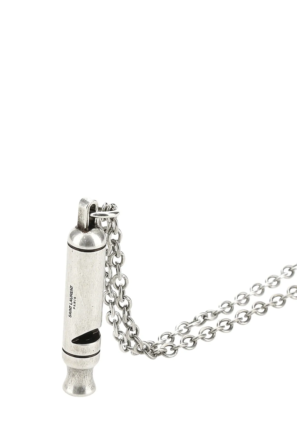Saint Laurent Long Whistle Charm Necklace