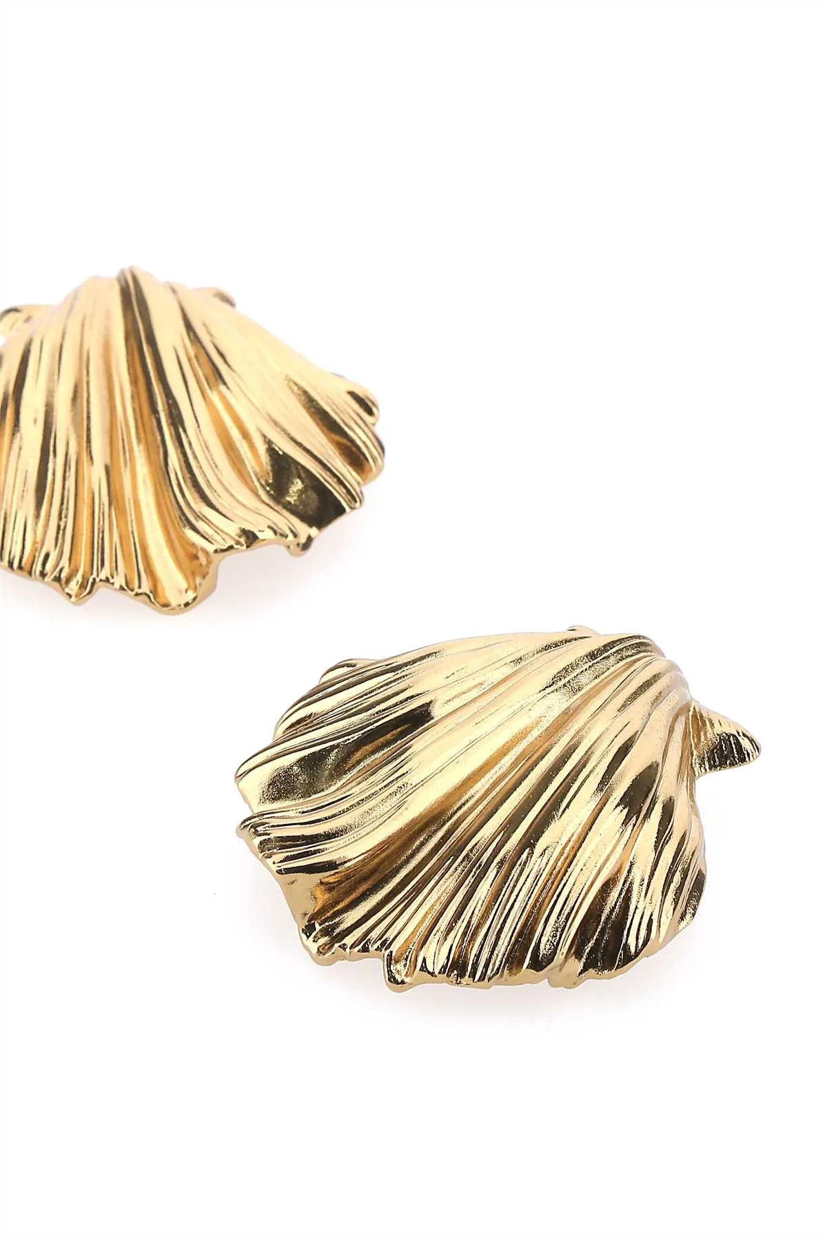 Saint Laurent Oversized Seashell Earrings