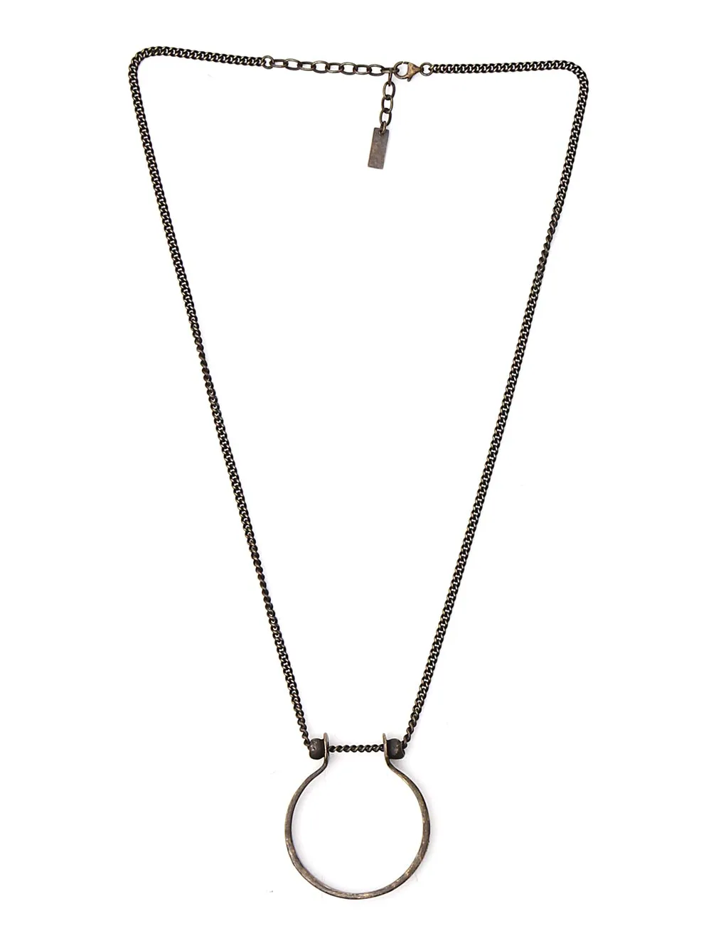 Saint Laurent Ring Pendant Necklace
