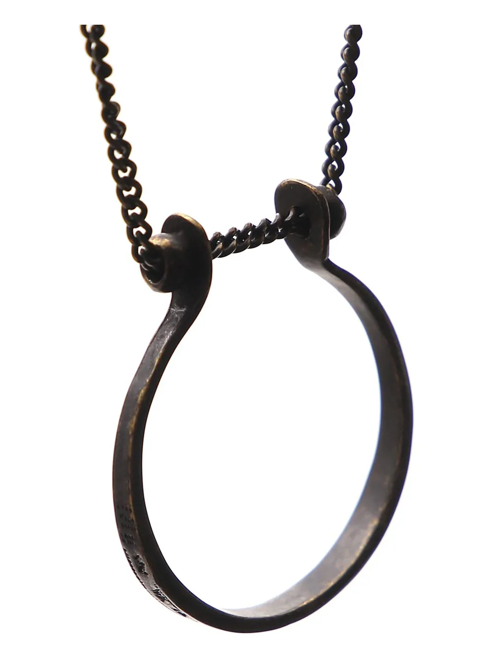 Saint Laurent Ring Pendant Necklace