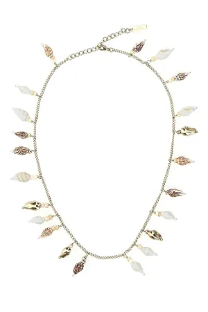 Saint Laurent Seashell Charm Necklace