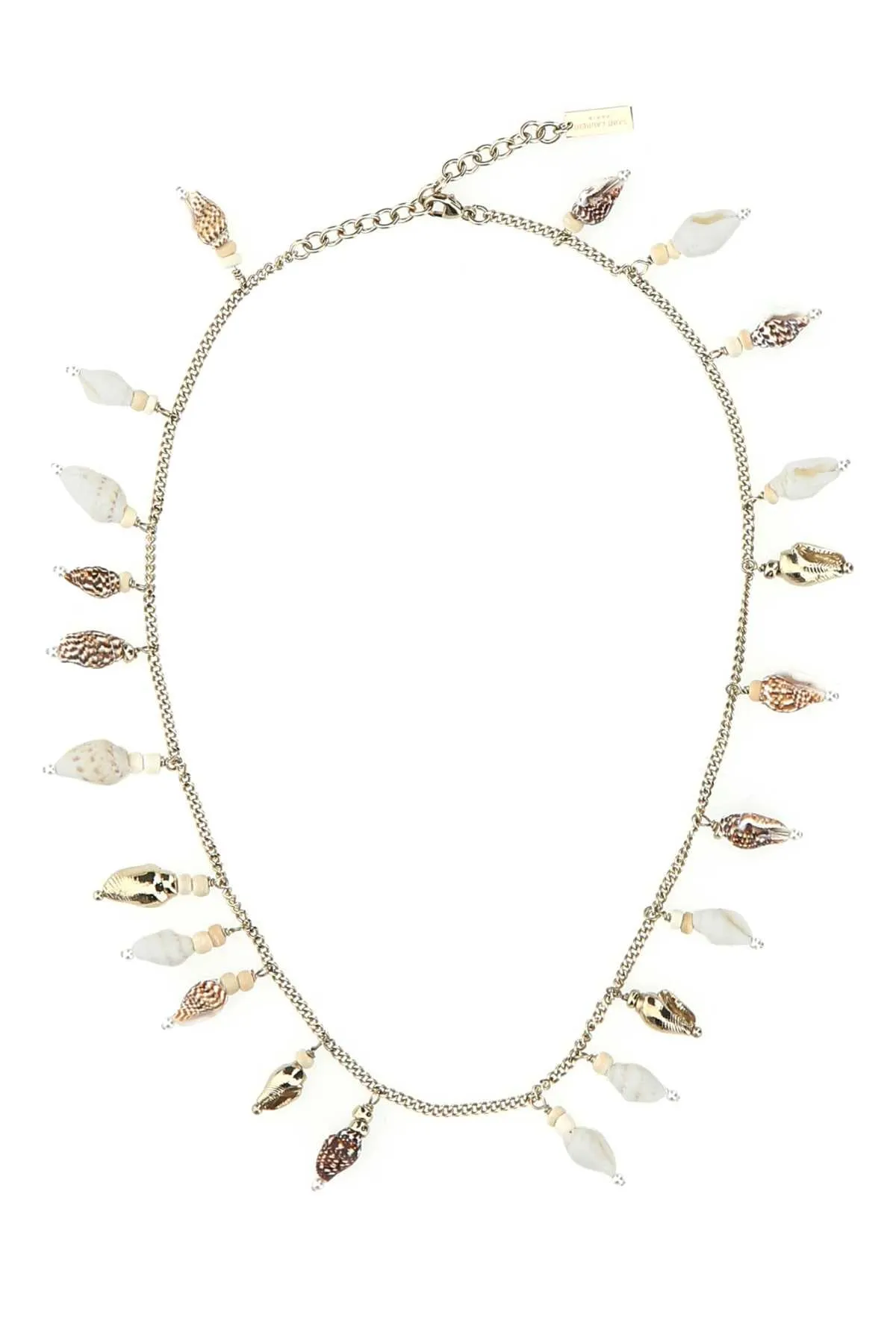 Saint Laurent Seashell Charm Necklace