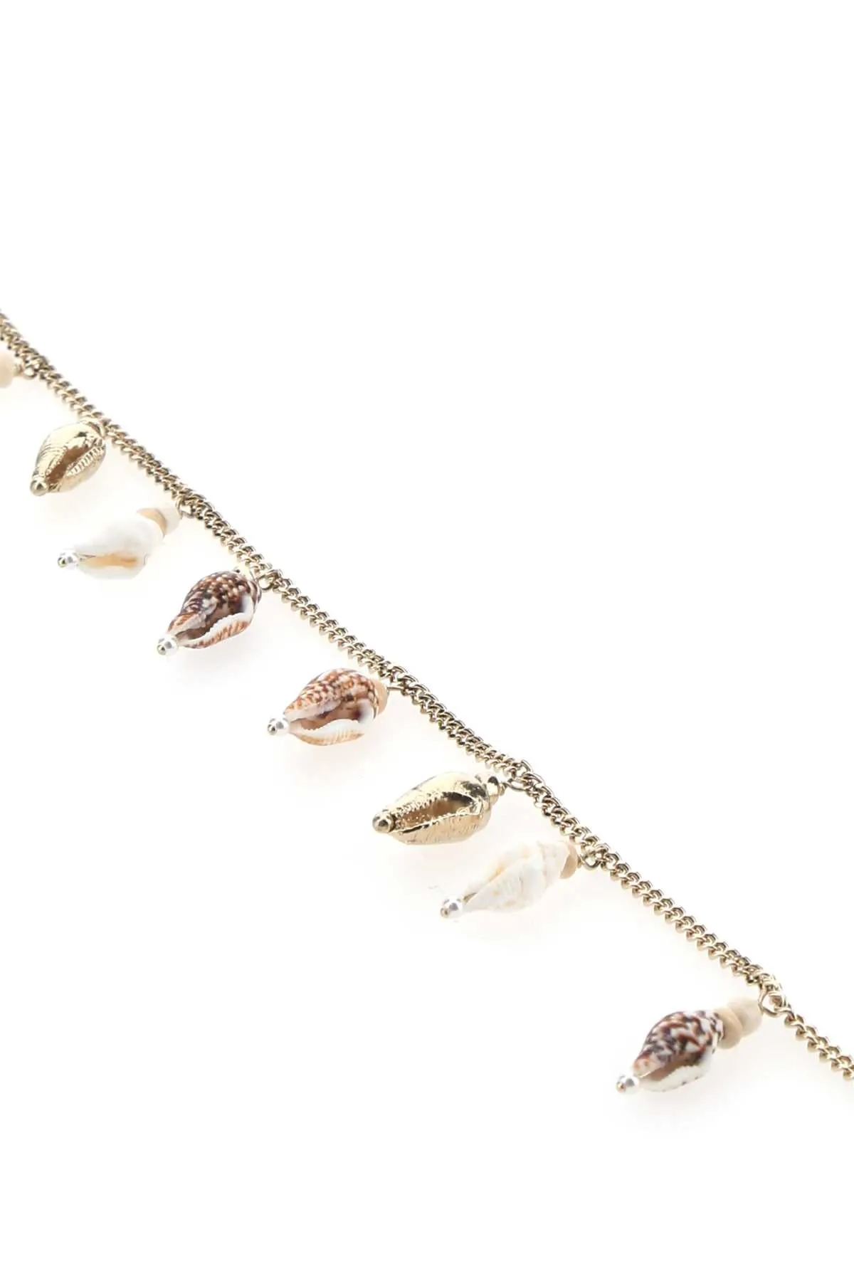 Saint Laurent Seashell Charm Necklace