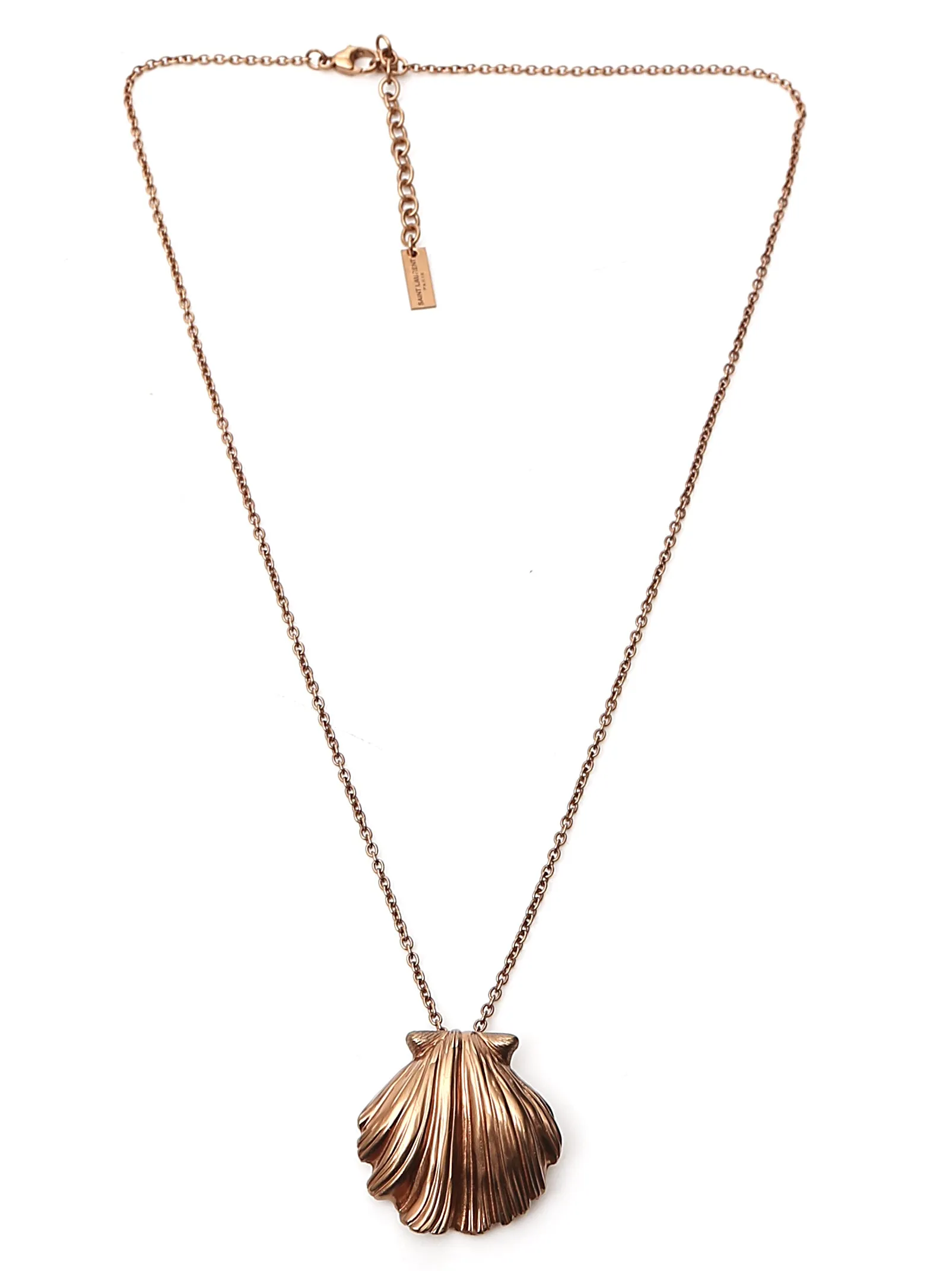 Saint Laurent Shell Charm Necklace