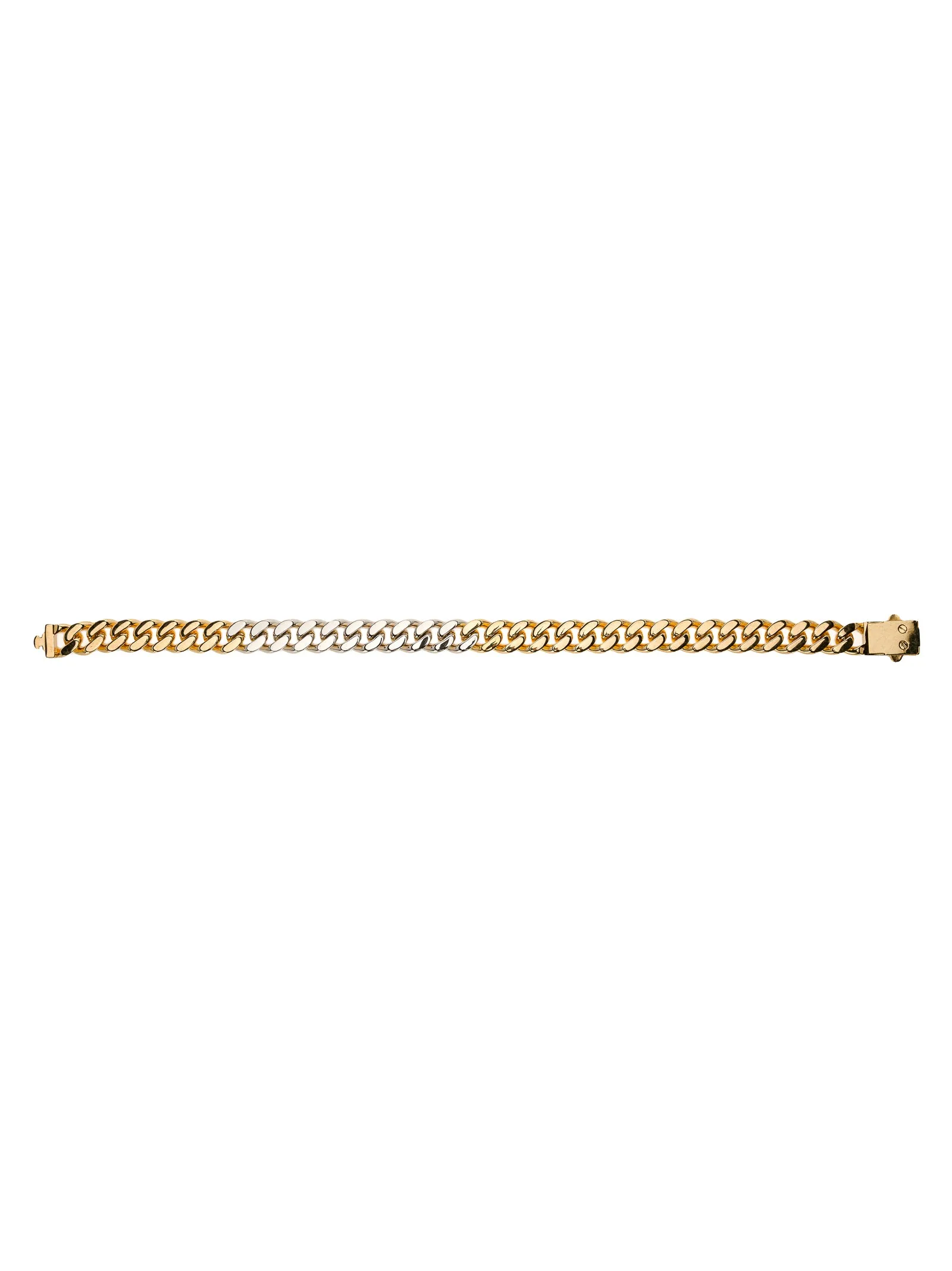 Saint Laurent Two-Tone Chain Necklace