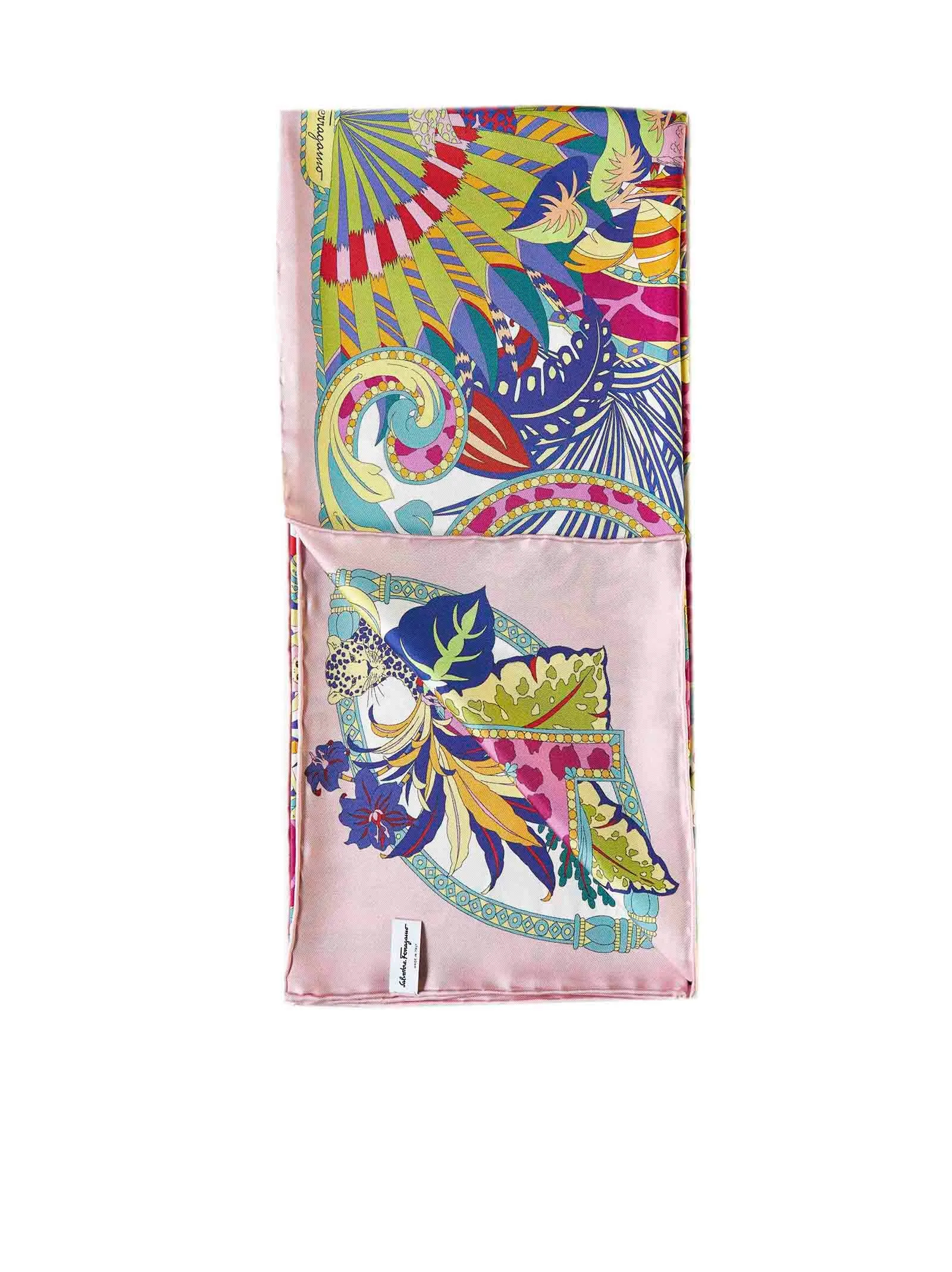 Salvatore Ferragamo Animal-Printed Scarf