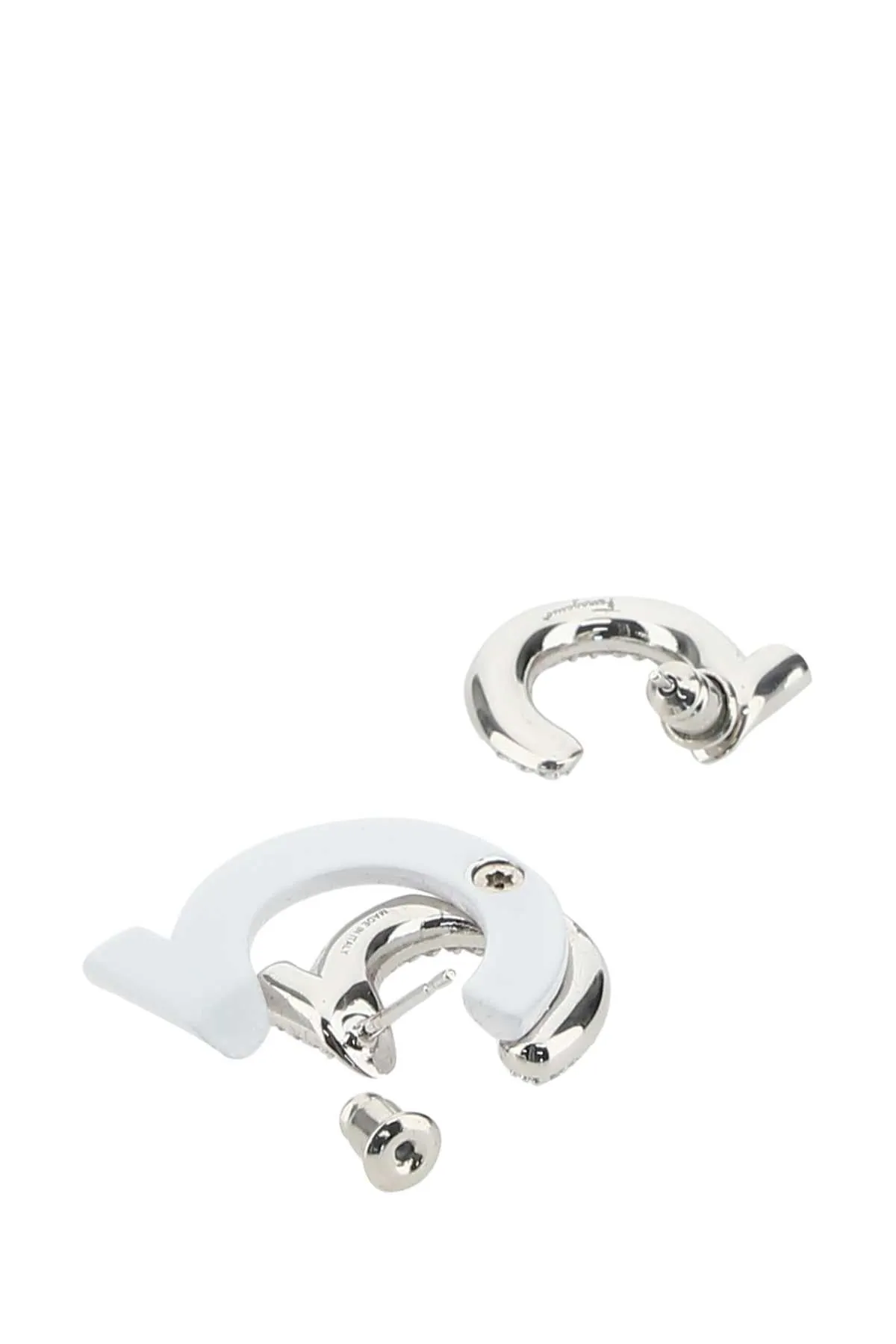 Salvatore Ferragamo Gancini Embellished Earrings