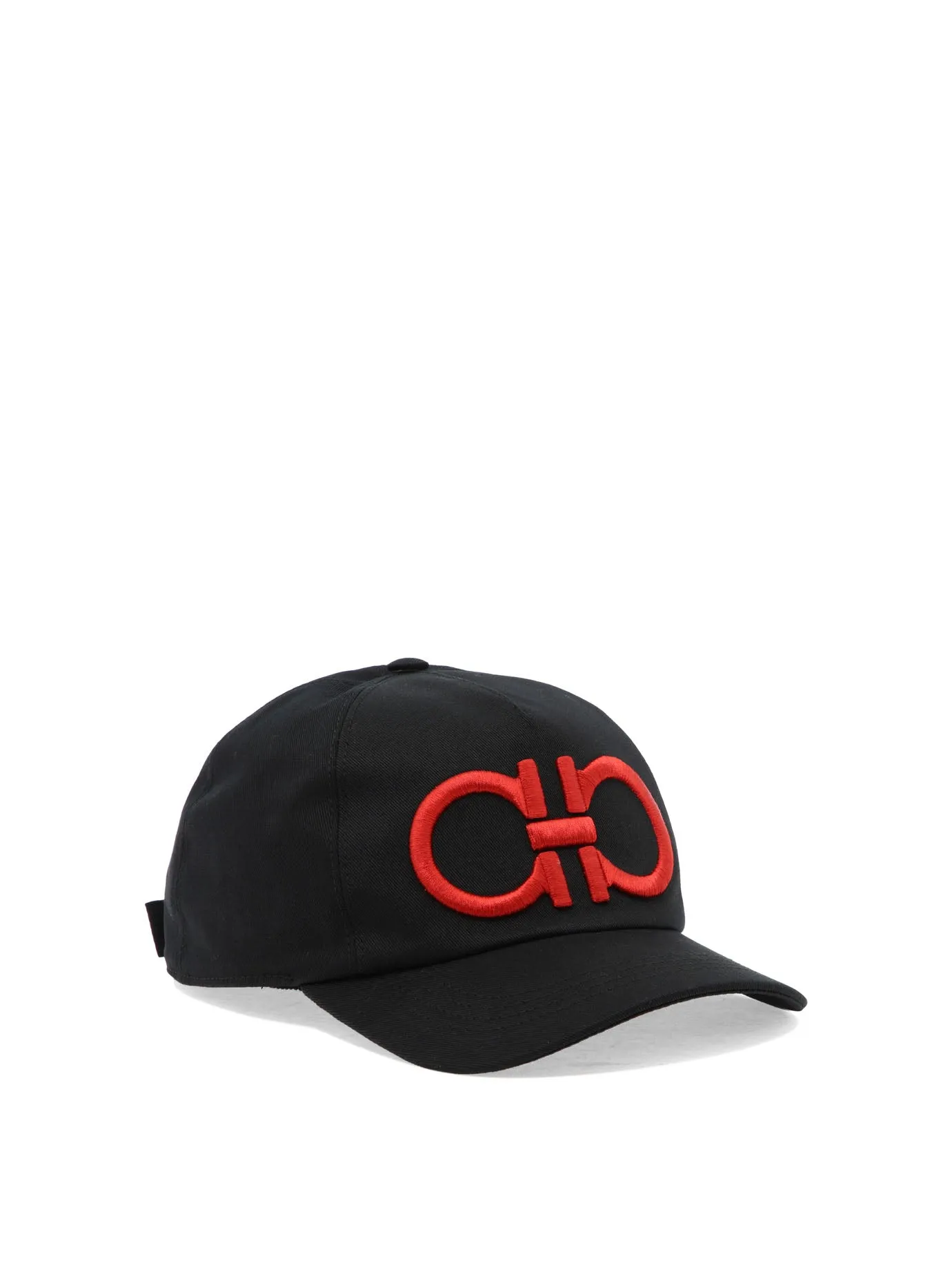 Salvatore Ferragamo Gancini Logo Embroidered Baseball Cap