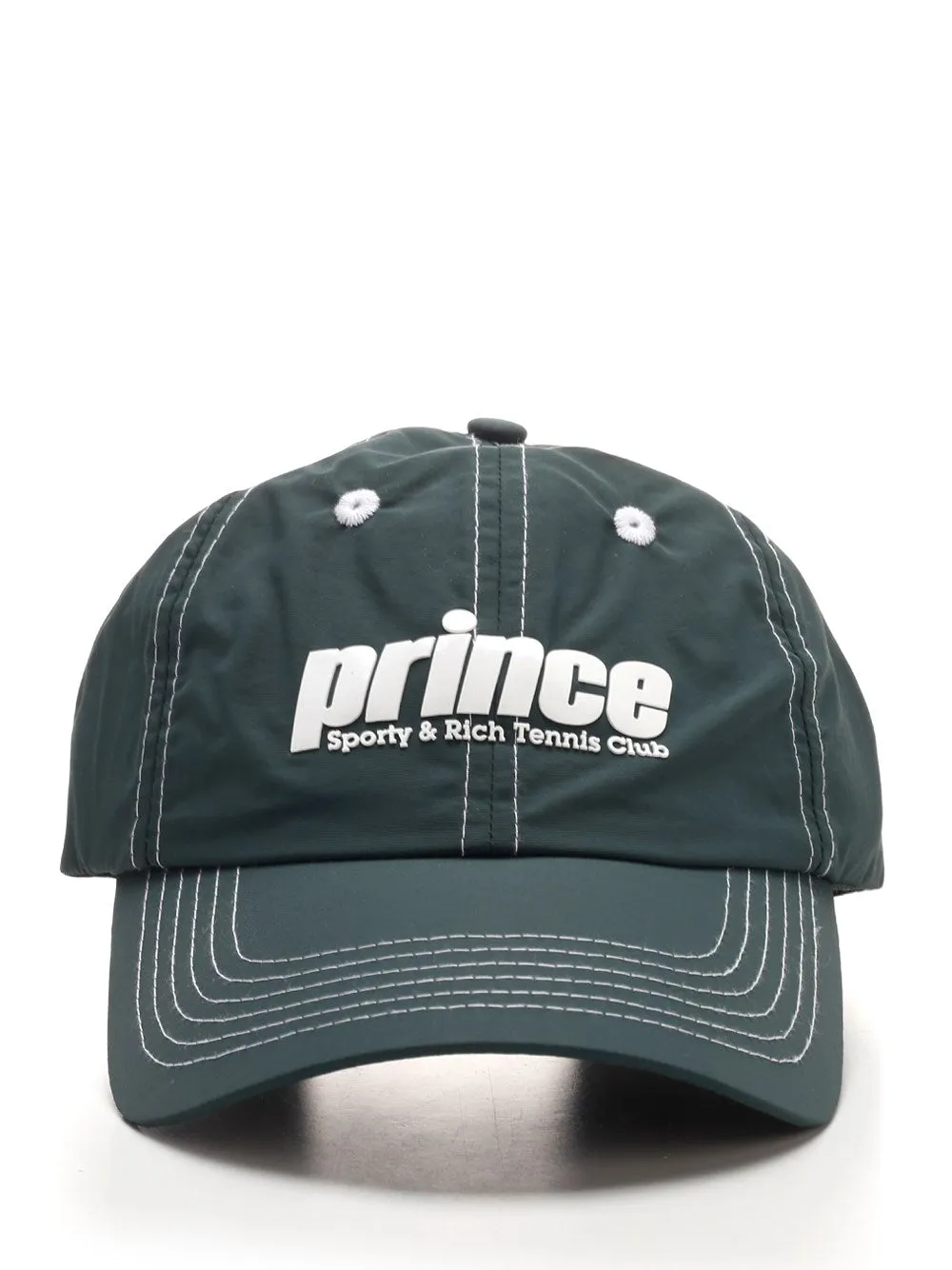 Sporty & Rich Logo Detailed Baseball Cap