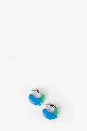 Sunnei Logo Detailed Hoop Earrings
