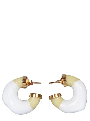 Sunnei Rubberised Hoop Earrings