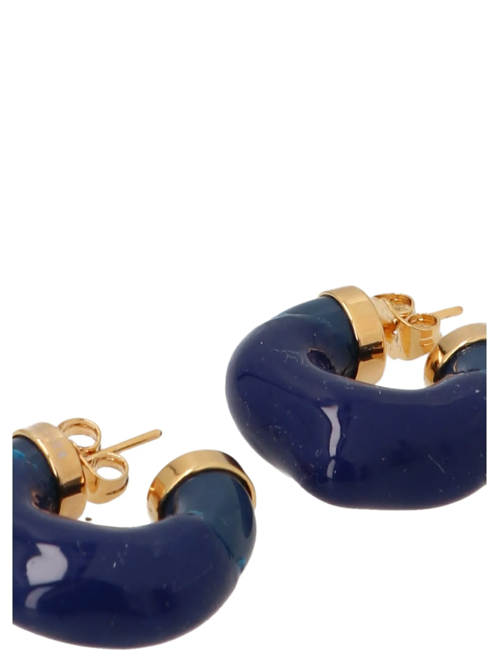 Sunnei Rubberised Hoop Earrings