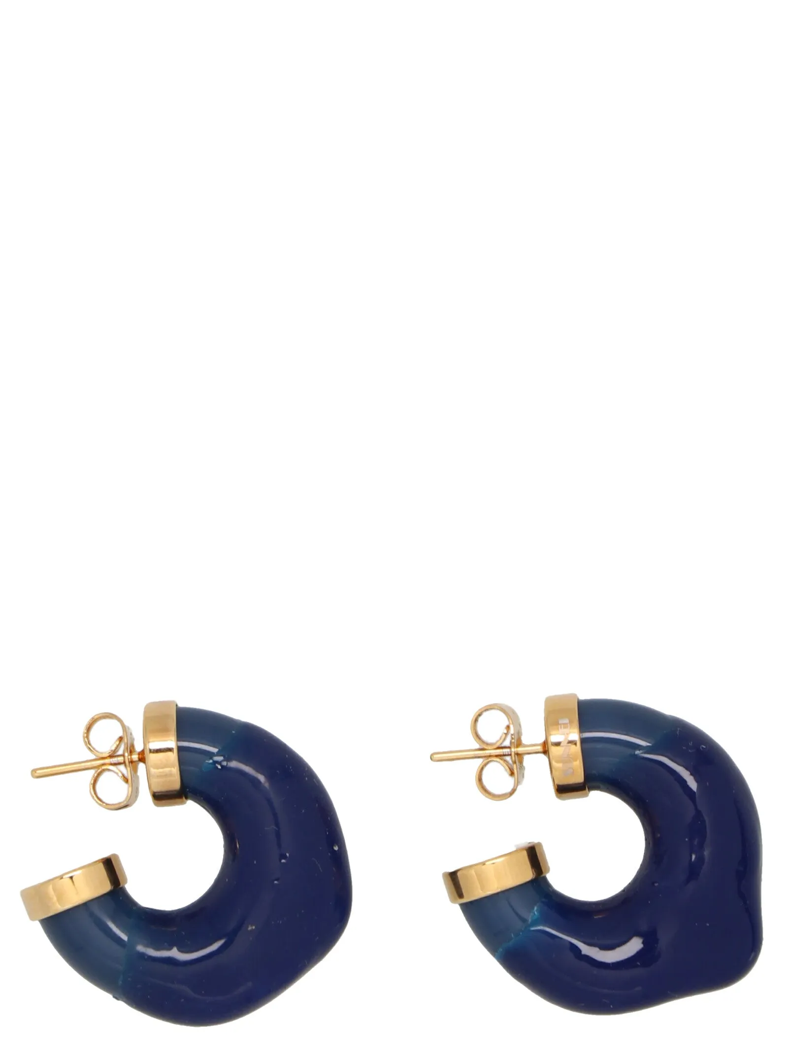 Sunnei Rubberised Hoop Earrings