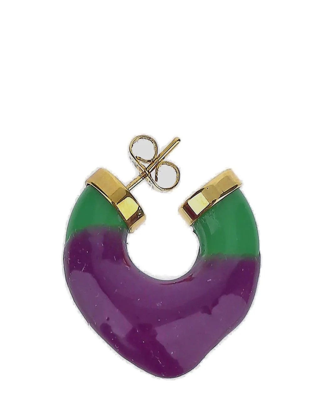 Sunnei Two-Tone Hoop Earrings