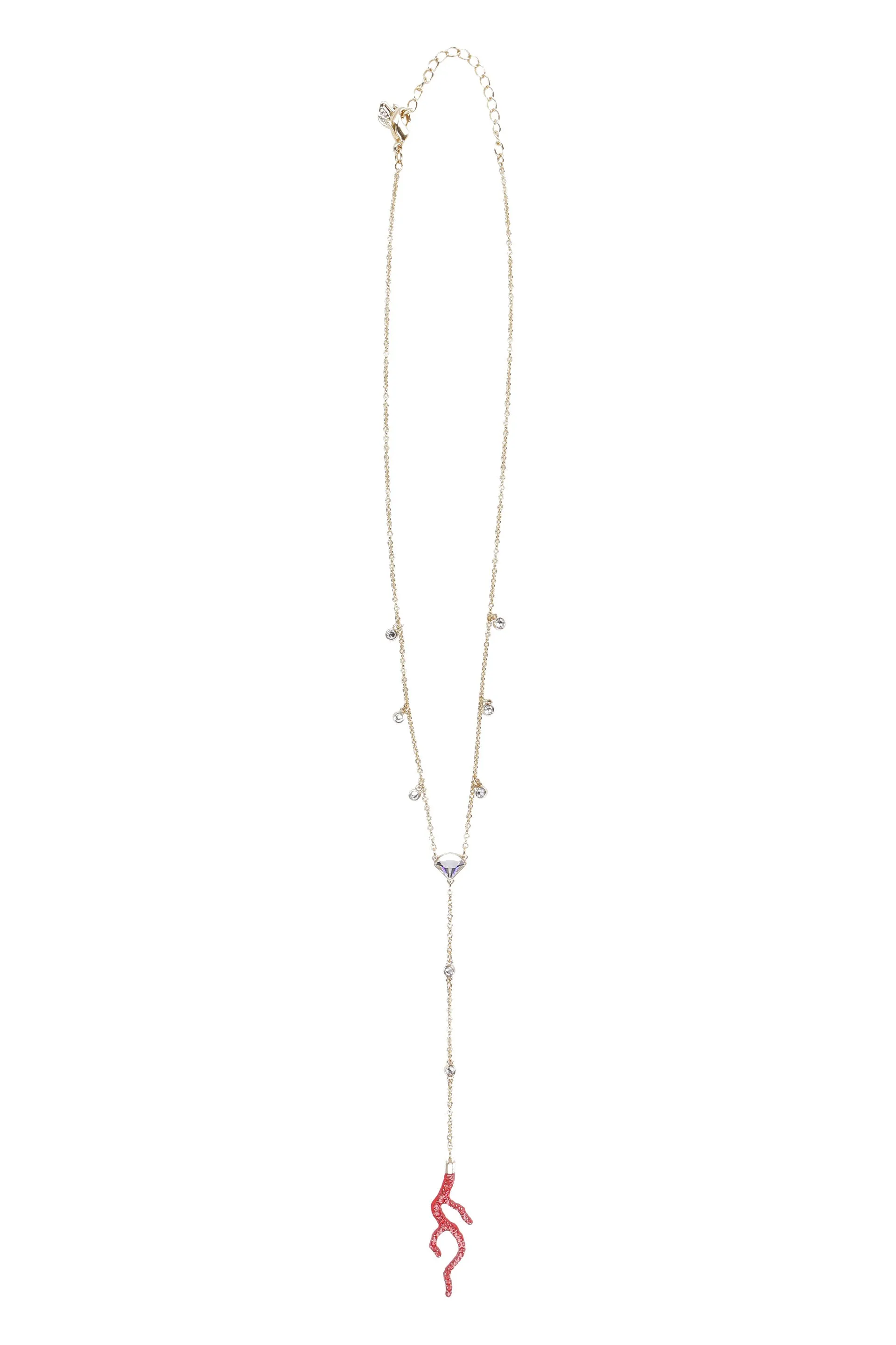 Swarovski Shell Y Necklace