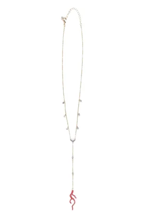 Swarovski Shell Y Necklace
