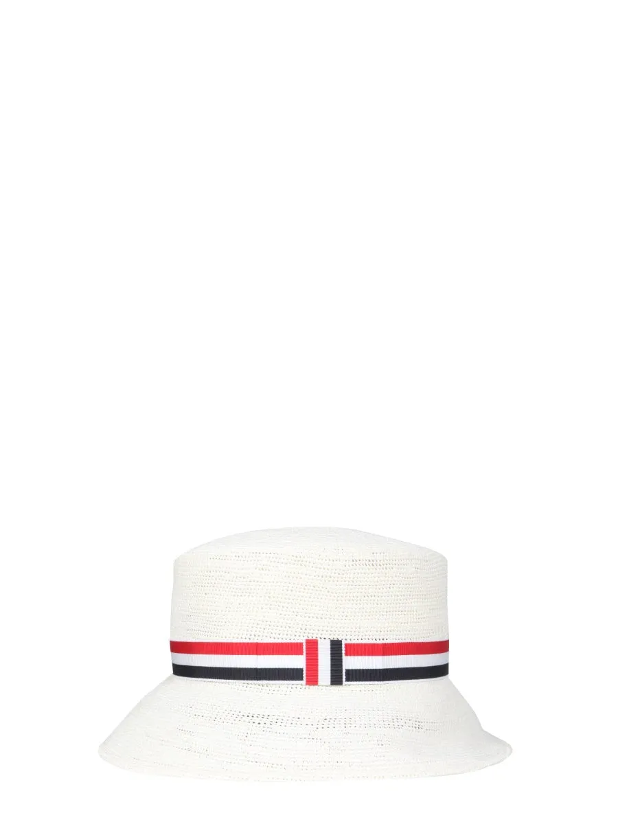 Thom Browne RWB Stripe Embellished Hat