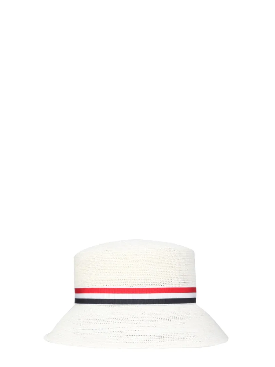 Thom Browne RWB Stripe Embellished Hat