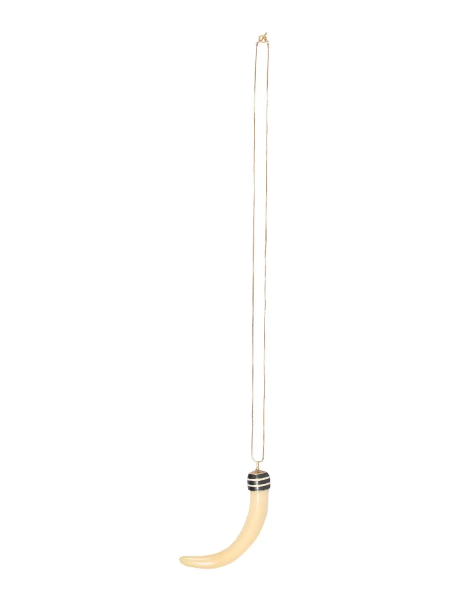 Tory Burch Horn-Pendant Necklace