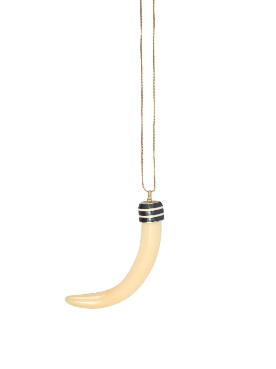 Tory Burch Horn-Pendant Necklace