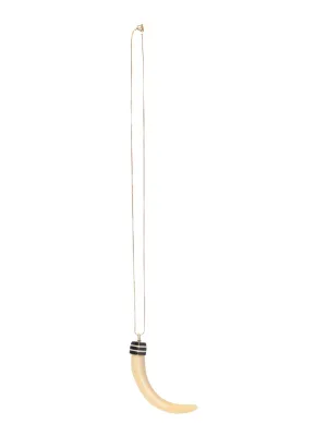Tory Burch Horn-Pendant Necklace