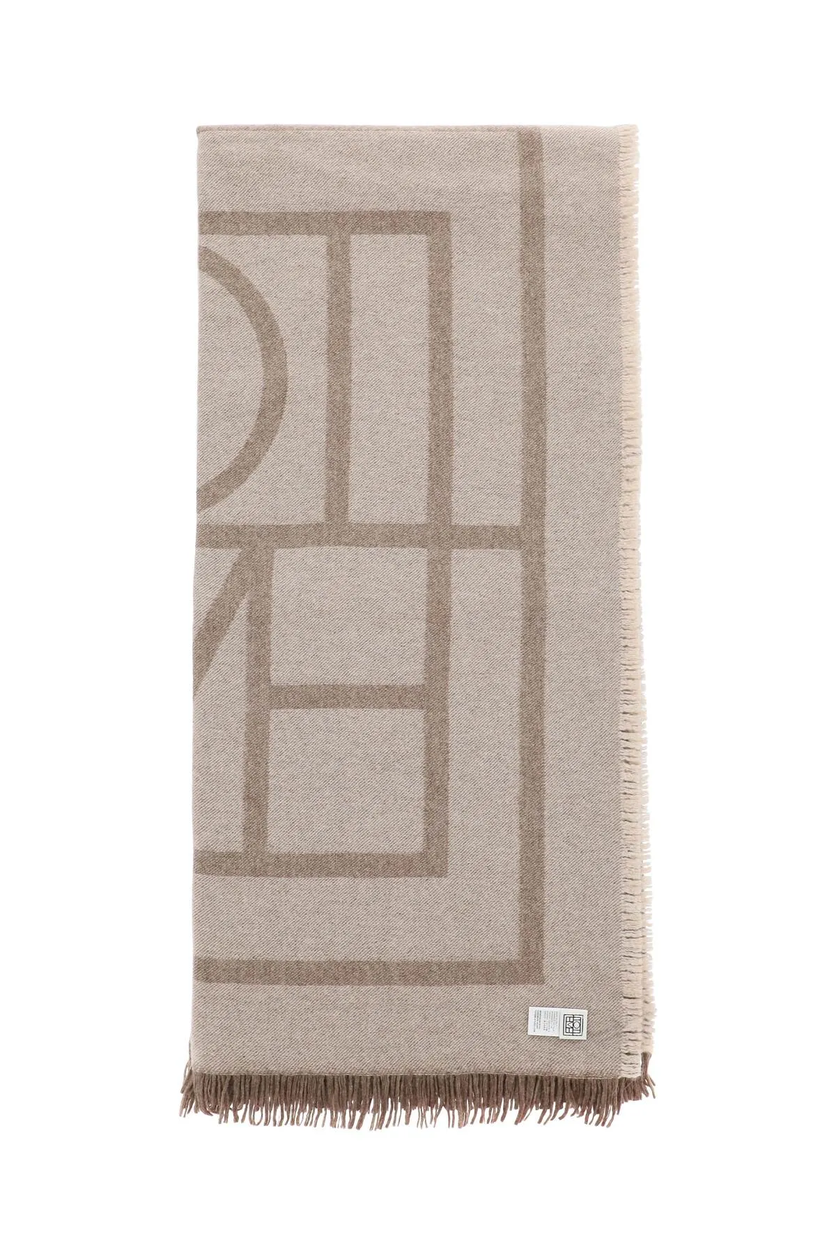 Totme Monogram Knit Scarf