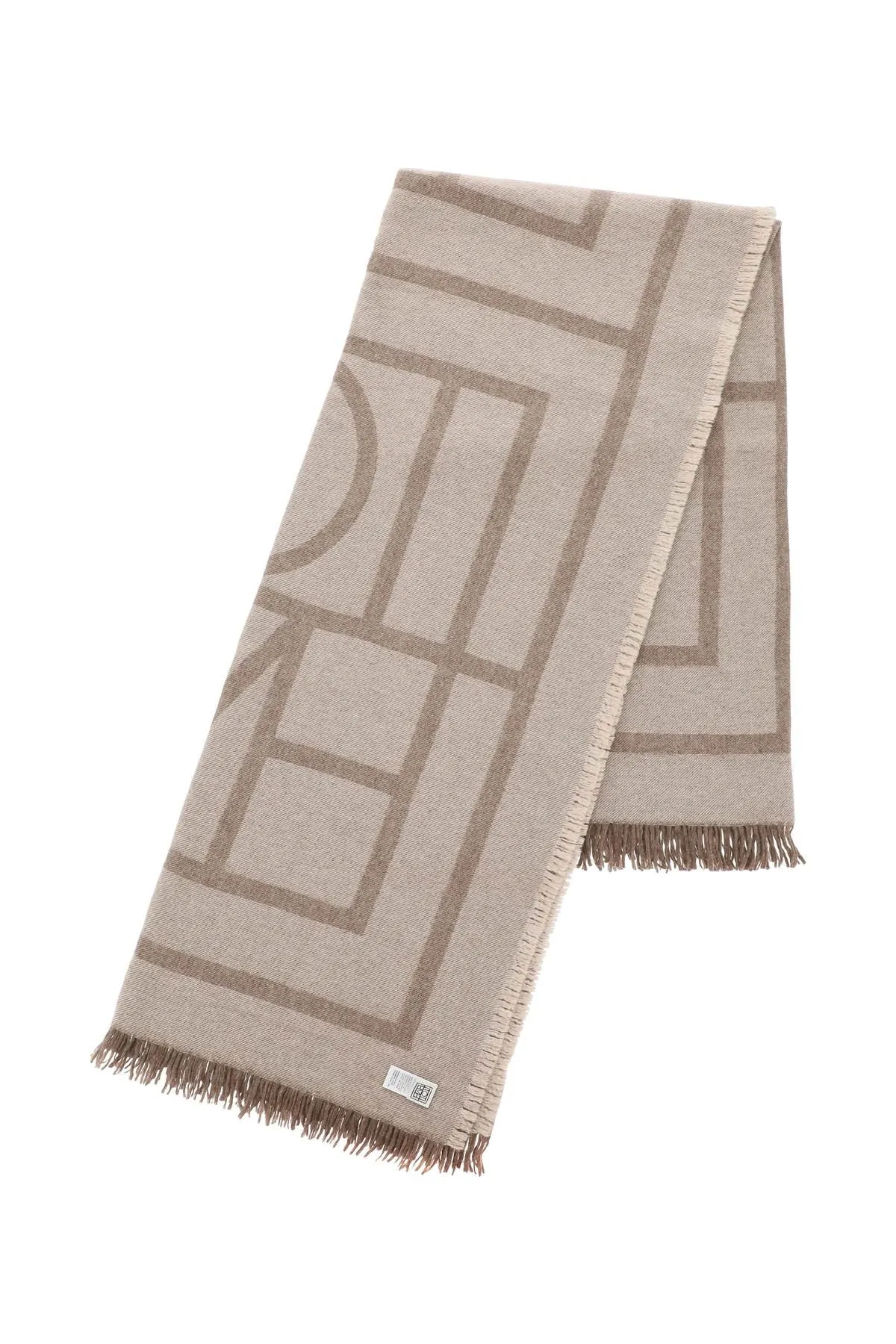 Totme Monogram Knit Scarf
