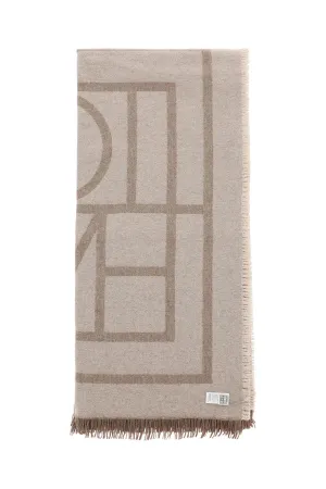 Totme Monogram Knit Scarf