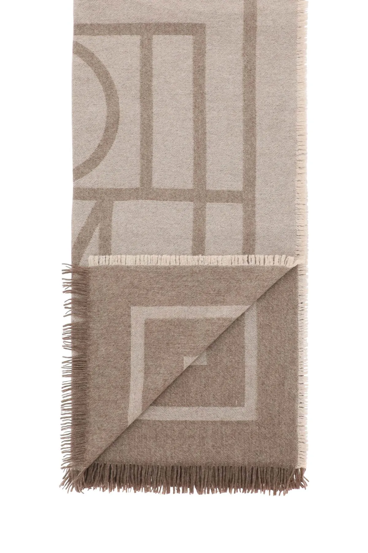 Totme Monogram Knit Scarf