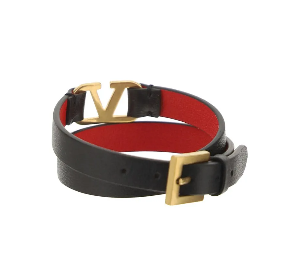 Valentino VLogo Plaque Bracelet