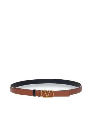 Valentino VLogo Reversible Buckle Belt