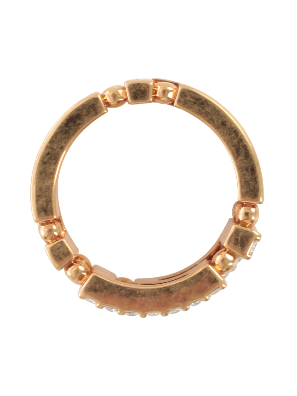 Versace Greca Embellished Ring