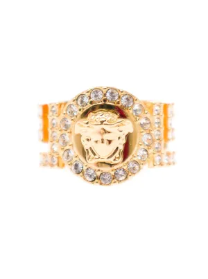 Versace Icon Medusa Crystal Ring