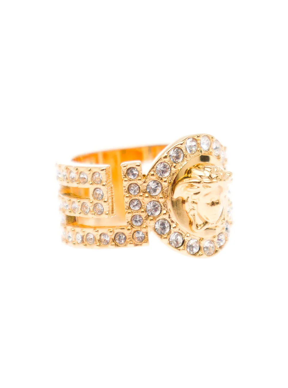 Versace Icon Medusa Crystal Ring