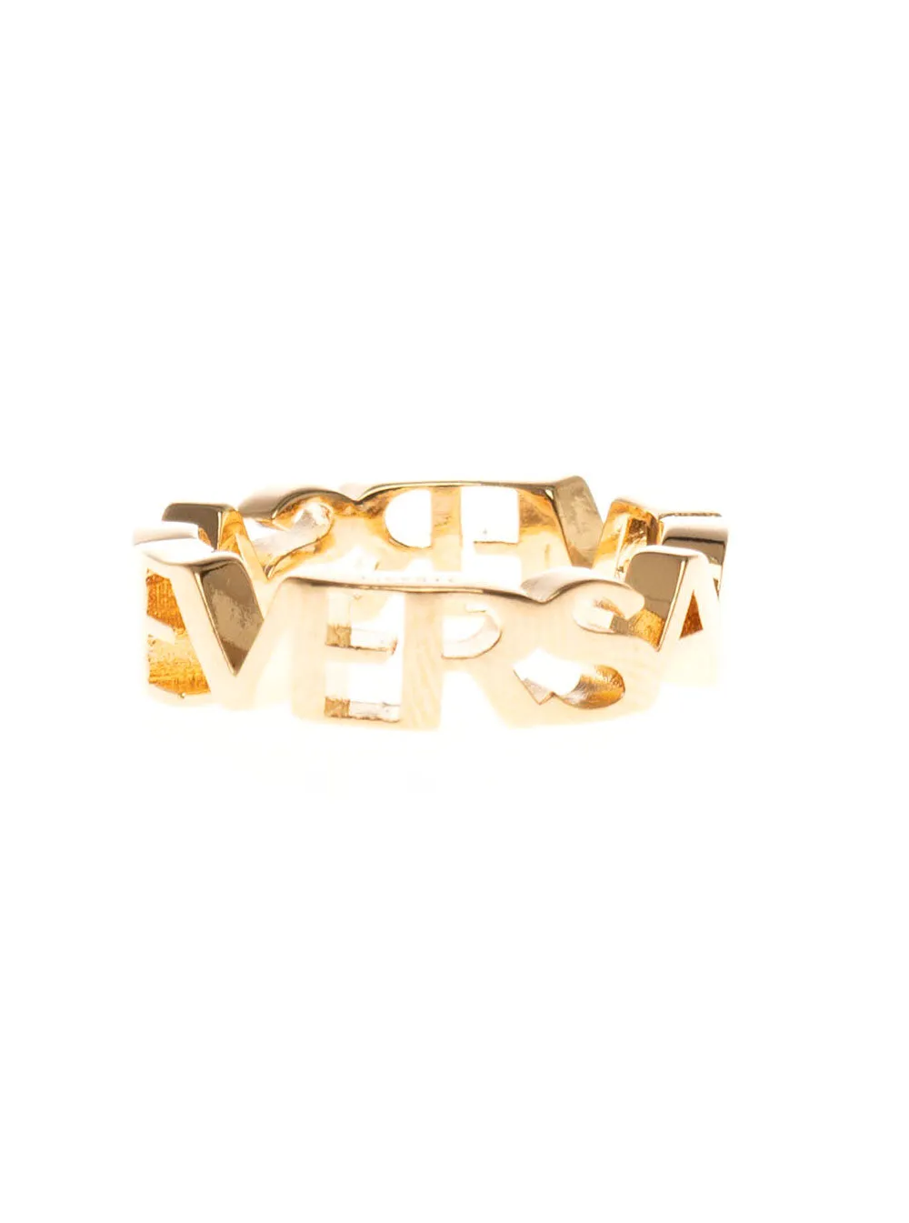 Versace Logo Letter Shiny Ring