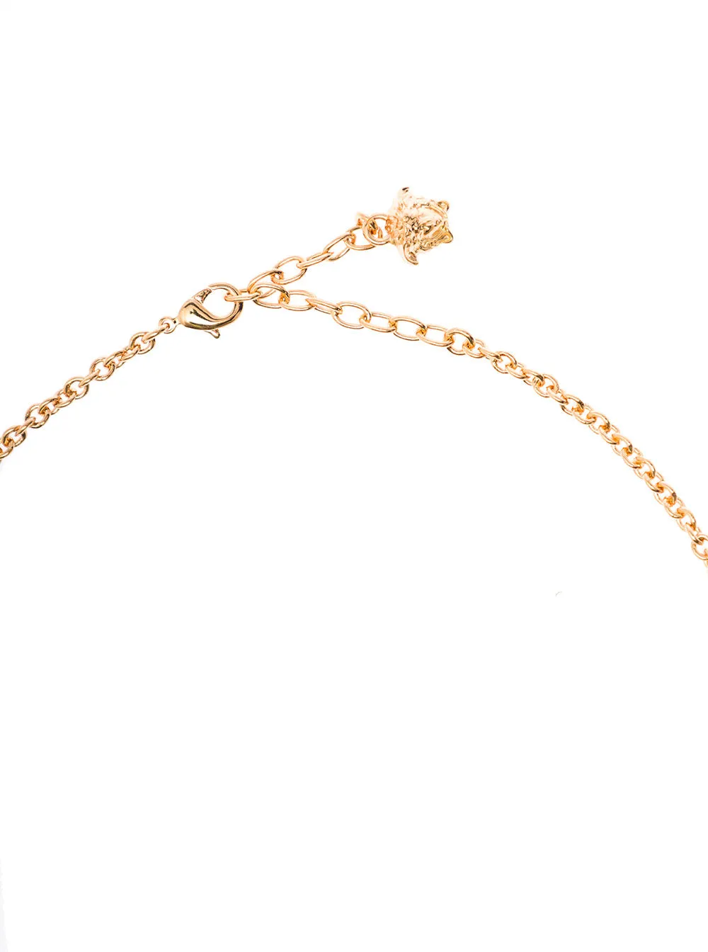 Versace Logo Plaque Chianed Necklace