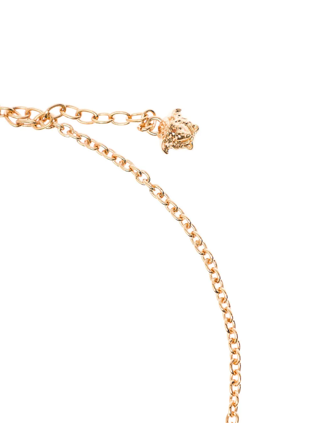 Versace Logo Plaque Chianed Necklace