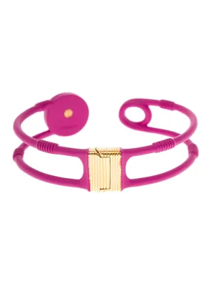 Versace Medusa Head Safety Pin Bracelet